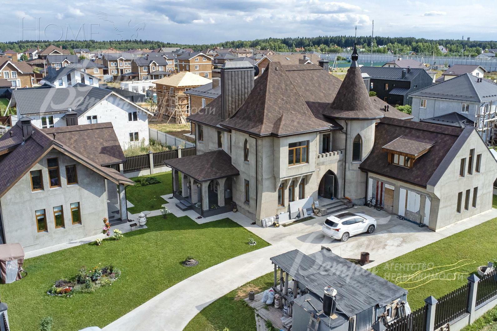 2-этажный коттедж 600 м² без отделки