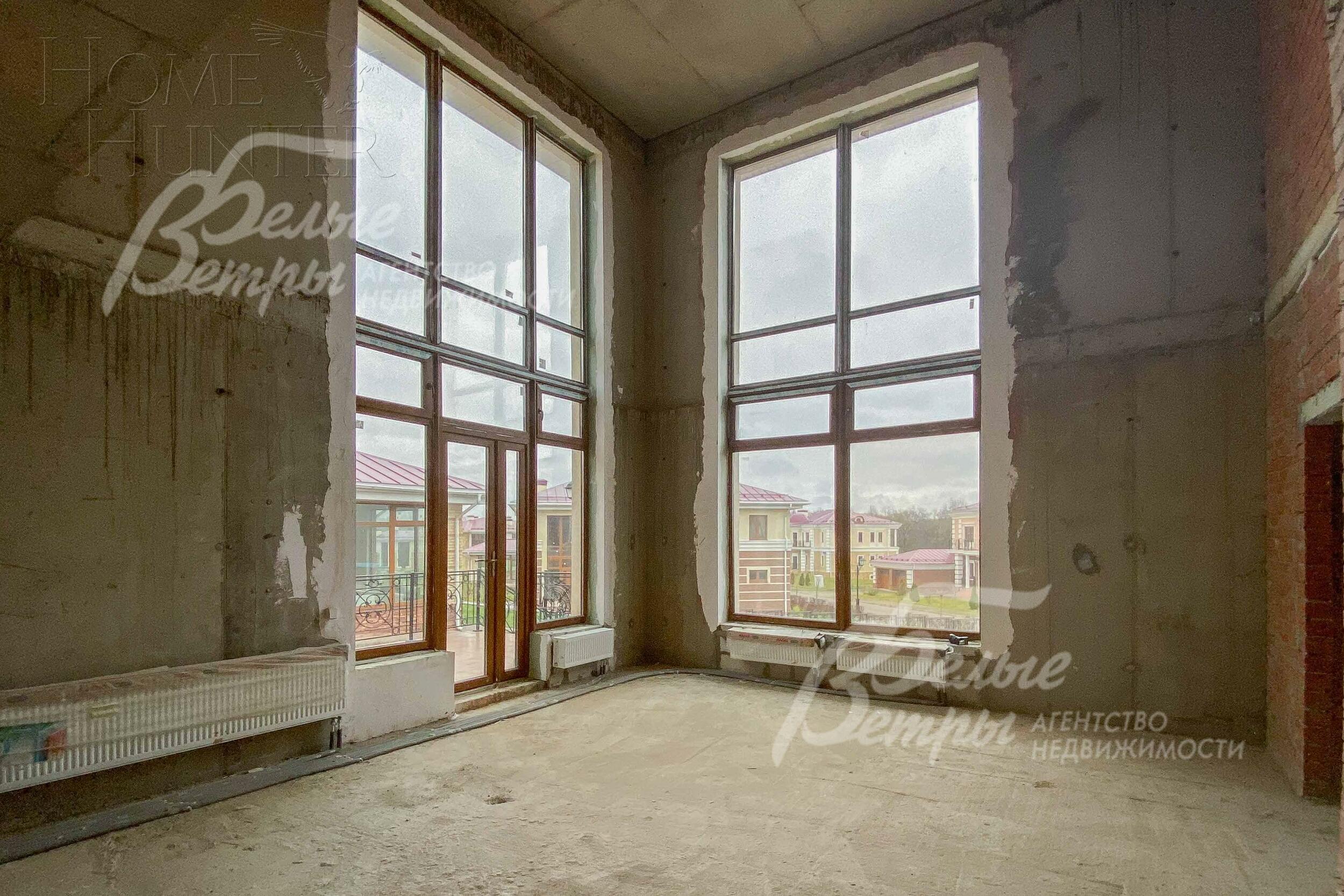 2-этажный коттедж 460 м² без отделки