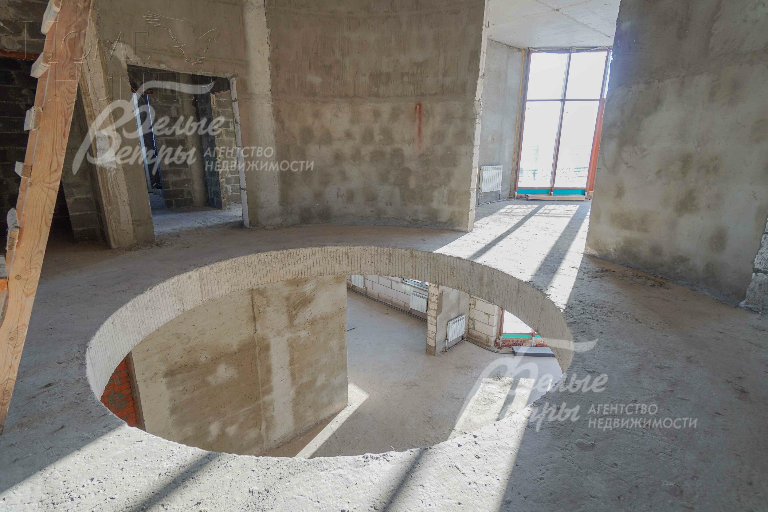 2-этажный коттедж 855 м² без отделки