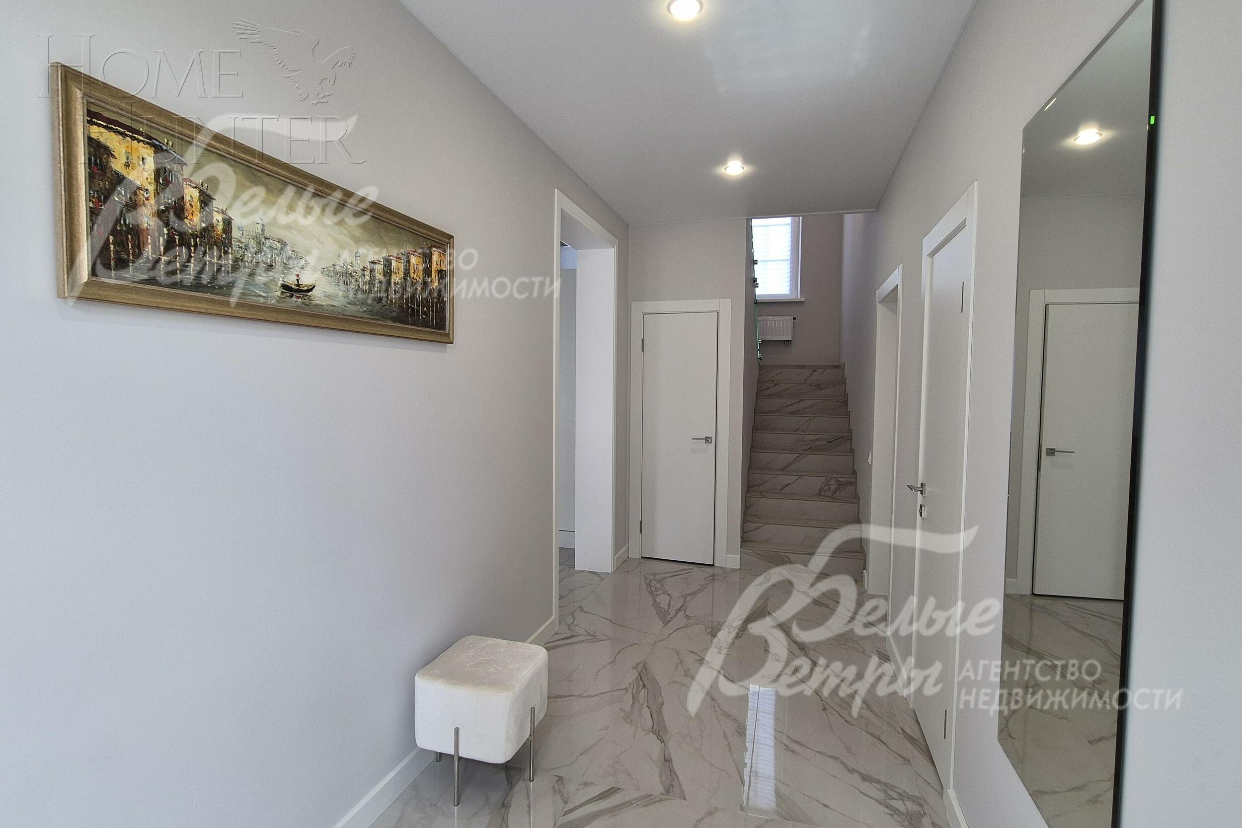 3-этажный коттедж 224 м² с отделкой