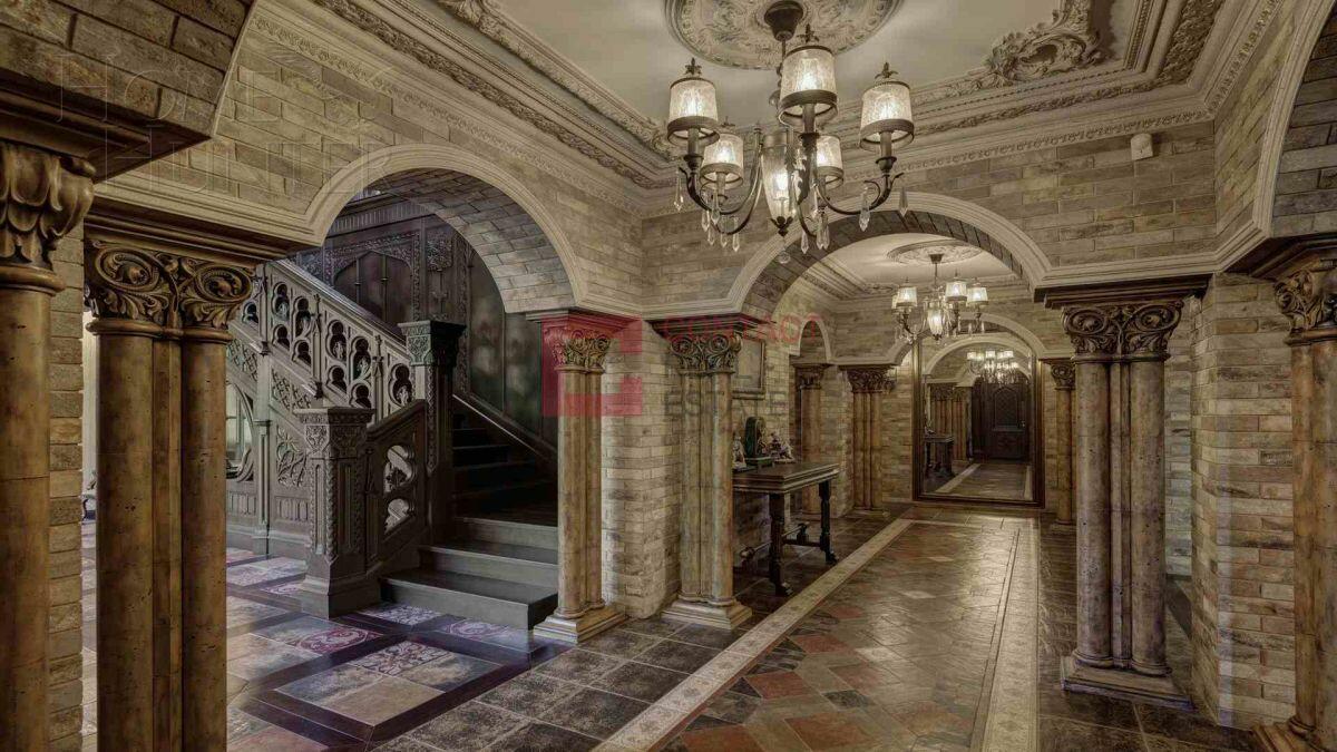 2-этажный коттедж 2 500 м² с отделкой