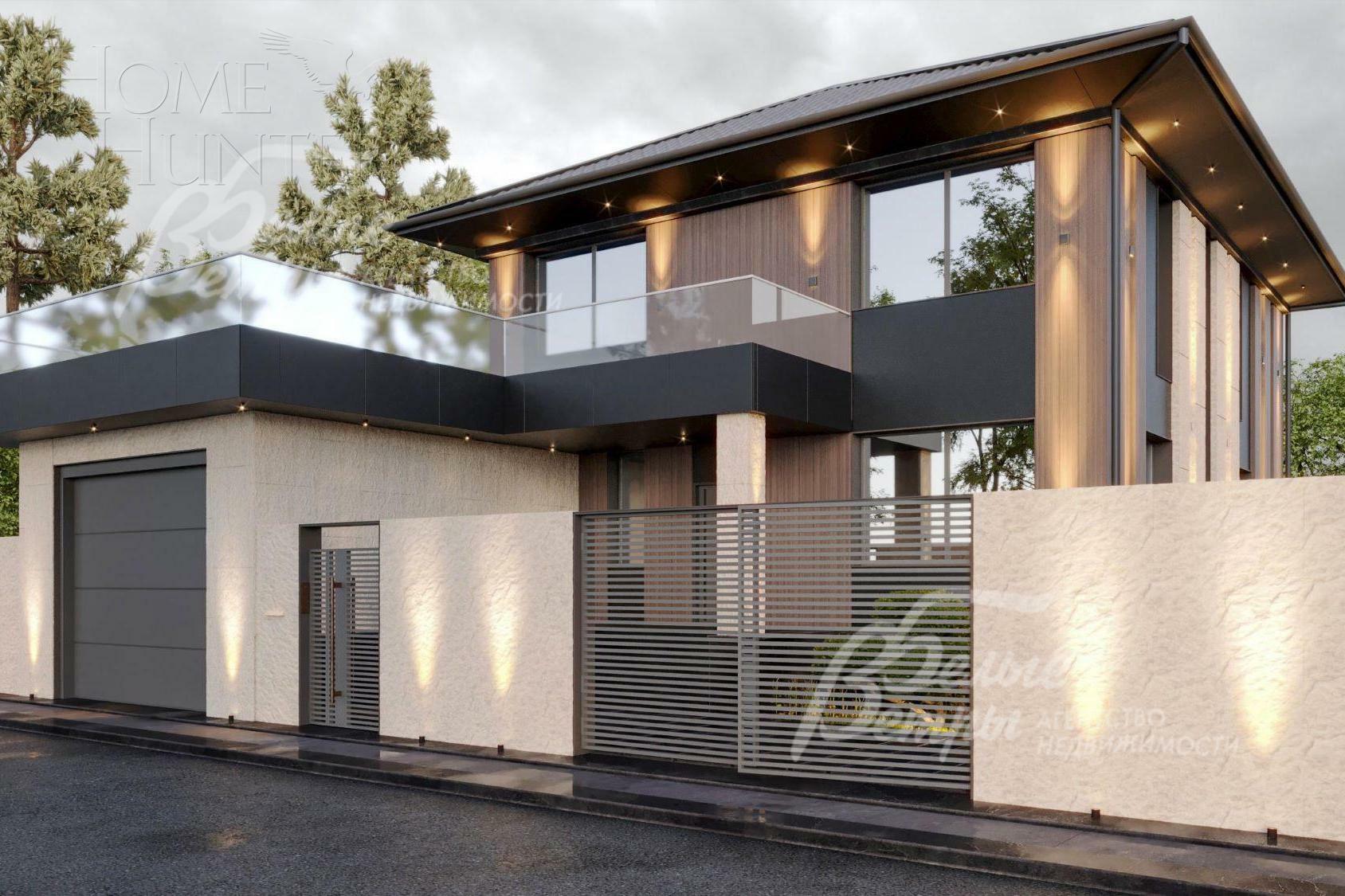 2-этажный коттедж 240 м² без отделки