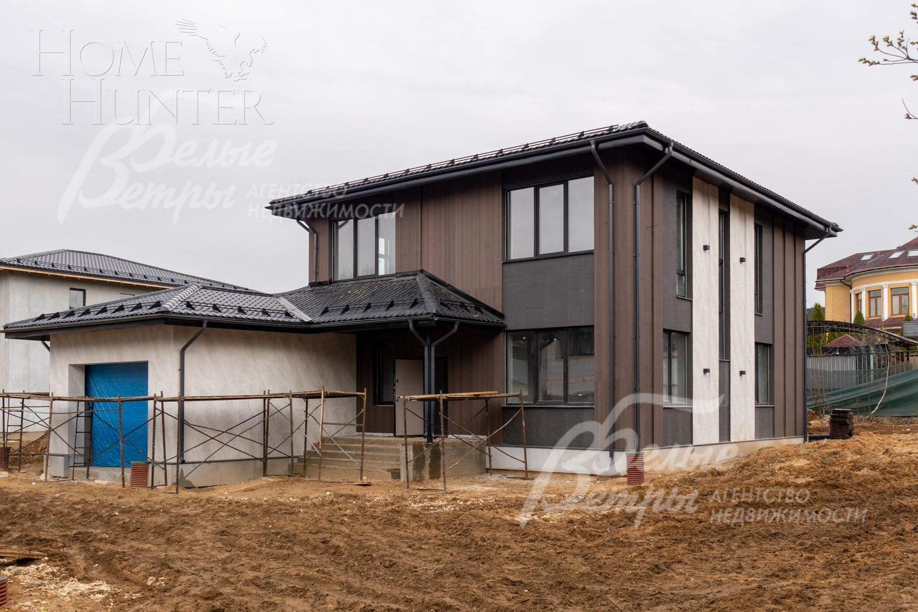 2-этажный коттедж 240 м² без отделки