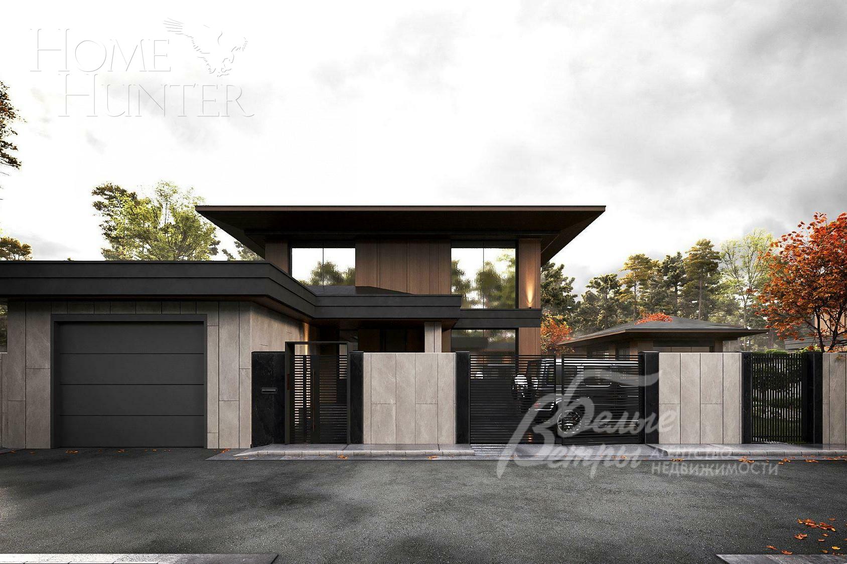 2-этажный коттедж 240 м² без отделки