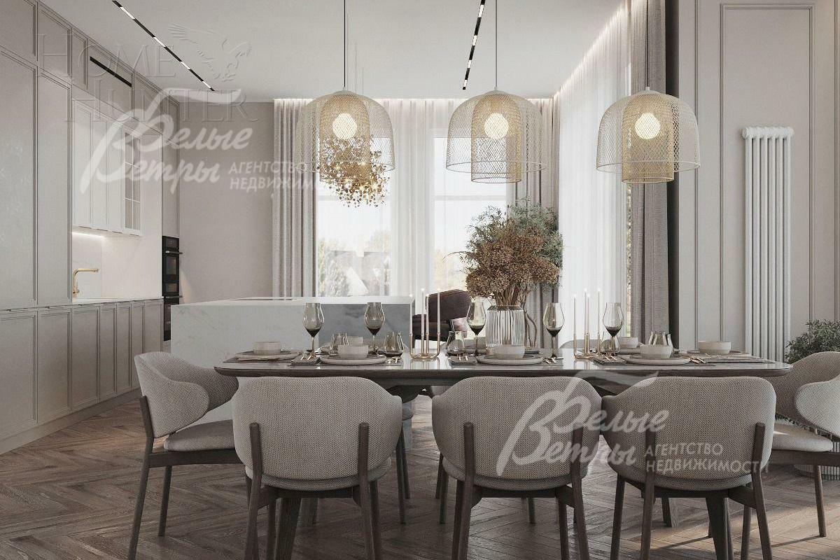 2-этажный коттедж 315 м² без отделки