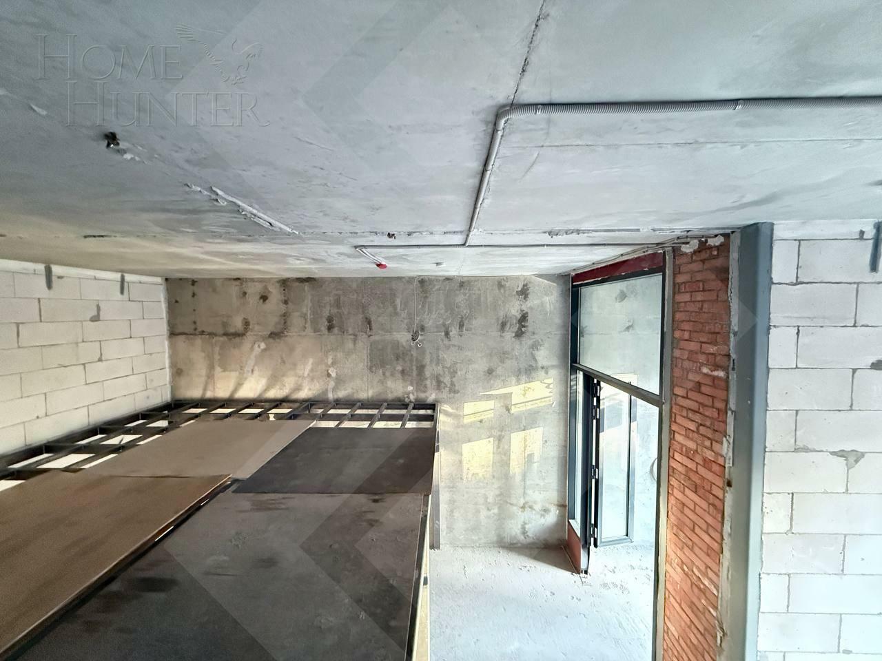 2-УРОВНЕВЫЕ АПАРТАМЕНТЫ БЕЗ ОТДЕЛКИ 68.4 М² НА 1 ЭТАЖЕ