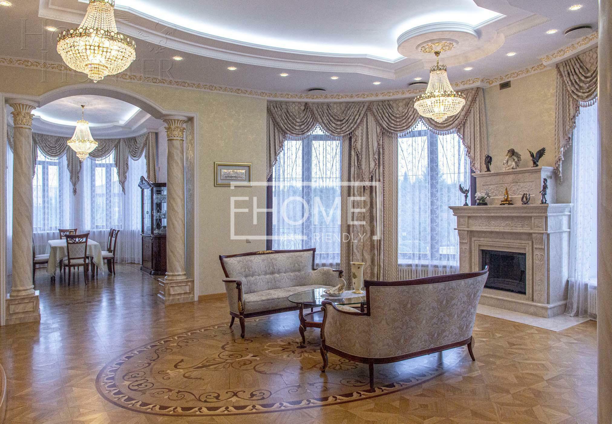 2-этажный коттедж 1 200 м² с отделкой