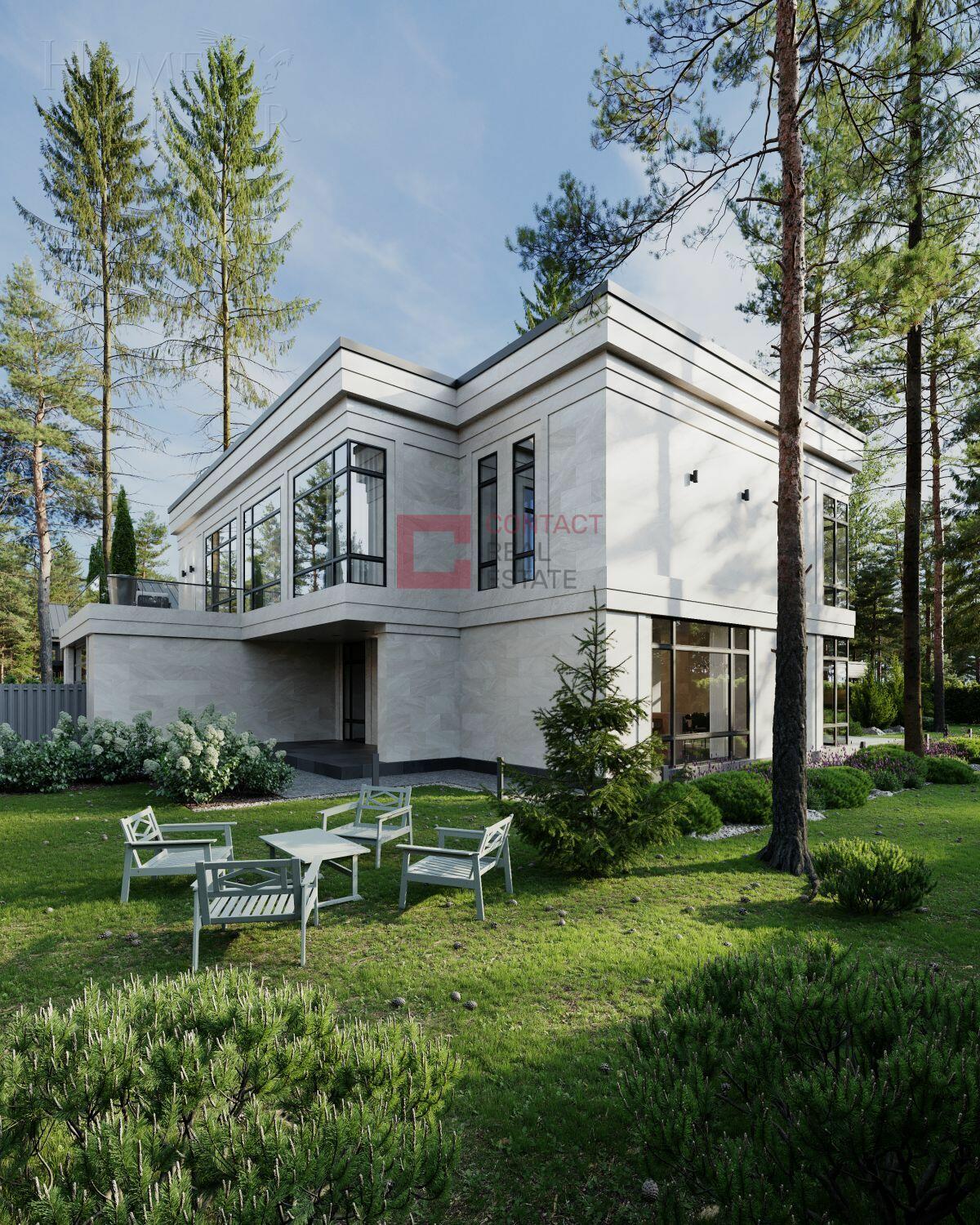 2-этажный коттедж 520 м² без отделки