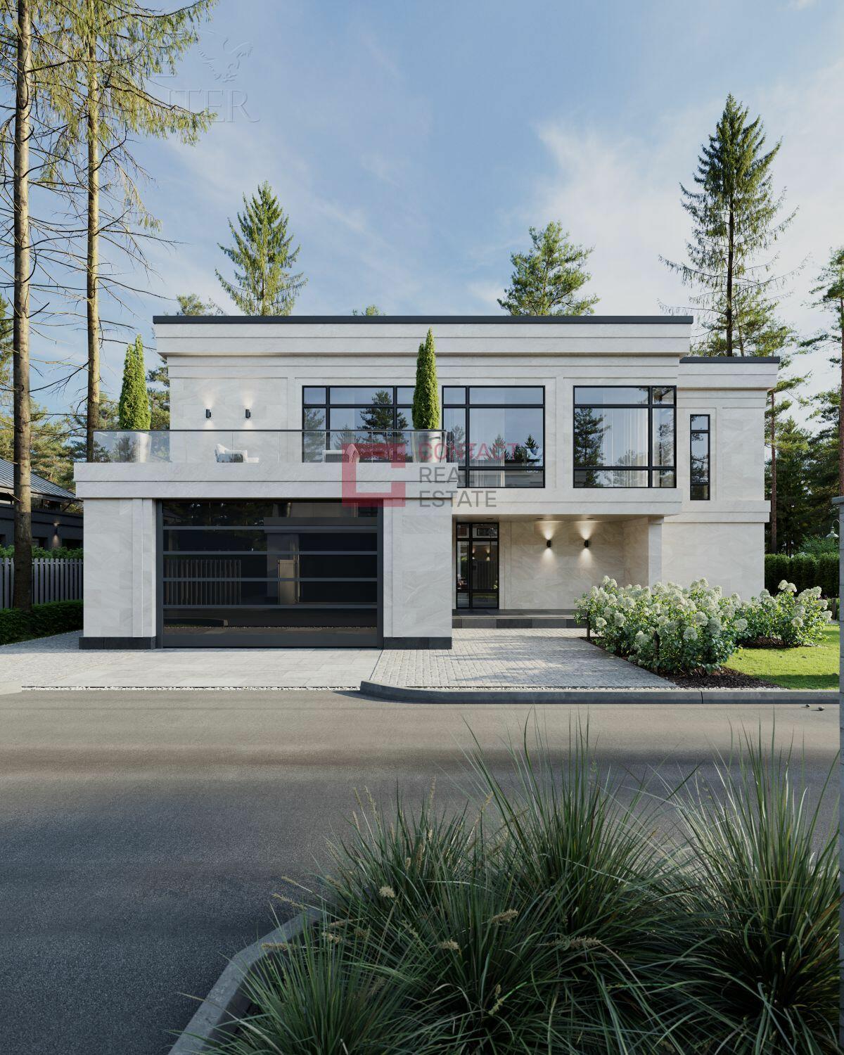 2-этажный коттедж 520 м² без отделки