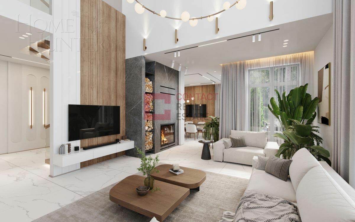 2-этажный коттедж 520 м² без отделки