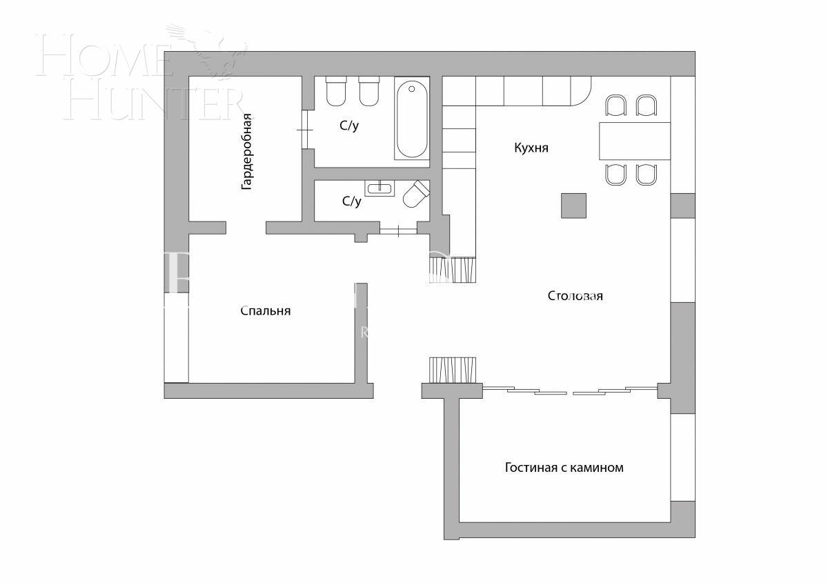 2-КОМН. КВАРТИРА С ОТДЕЛКОЙ 78.3 М² НА 7 ЭТАЖЕ