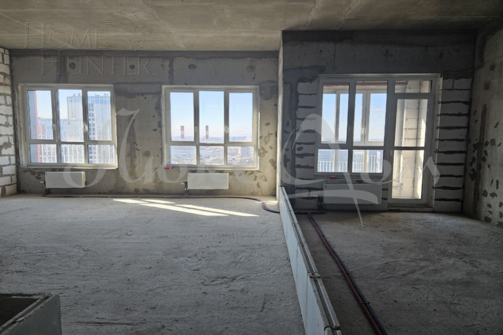 2-КОМН. КВАРТИРА БЕЗ ОТДЕЛКИ 59.7 М² НА 35 ЭТАЖЕ