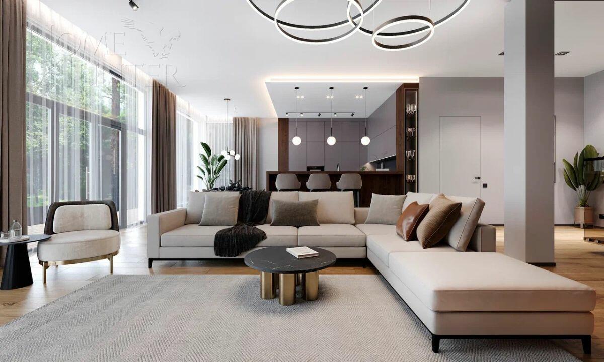 2-этажный коттедж 306 м² без отделки