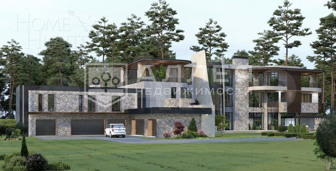 3-этажный коттедж 1 451 м² без отделки