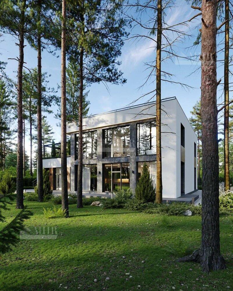 2-этажный коттедж 549 м² без отделки