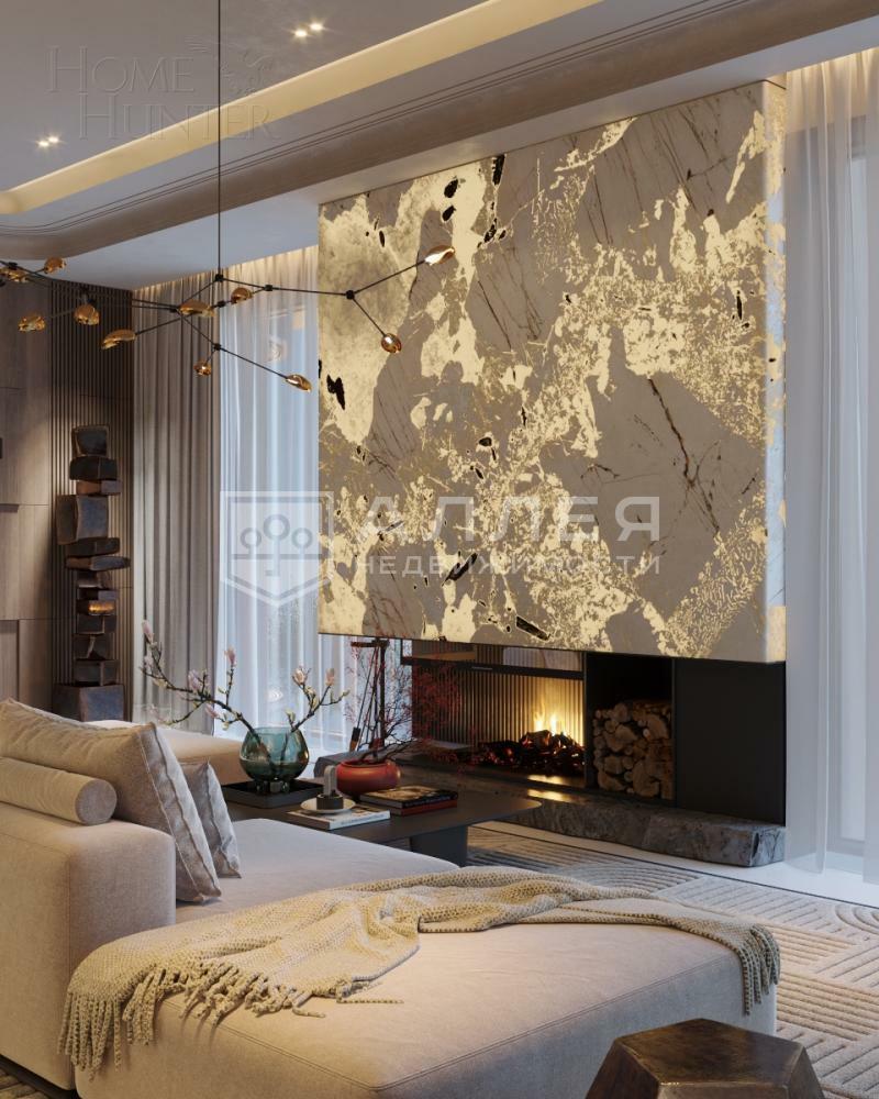 3-этажный коттедж 1 451 м² без отделки