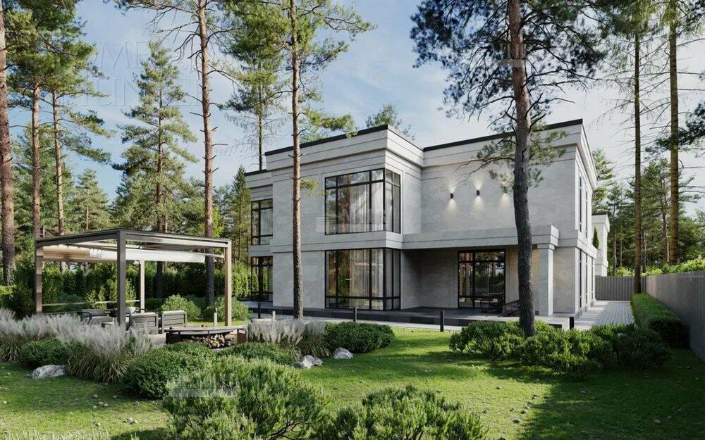 2-этажный коттедж 520 м² без отделки