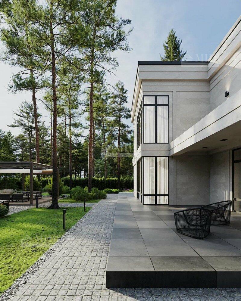 2-этажный коттедж 520 м² без отделки