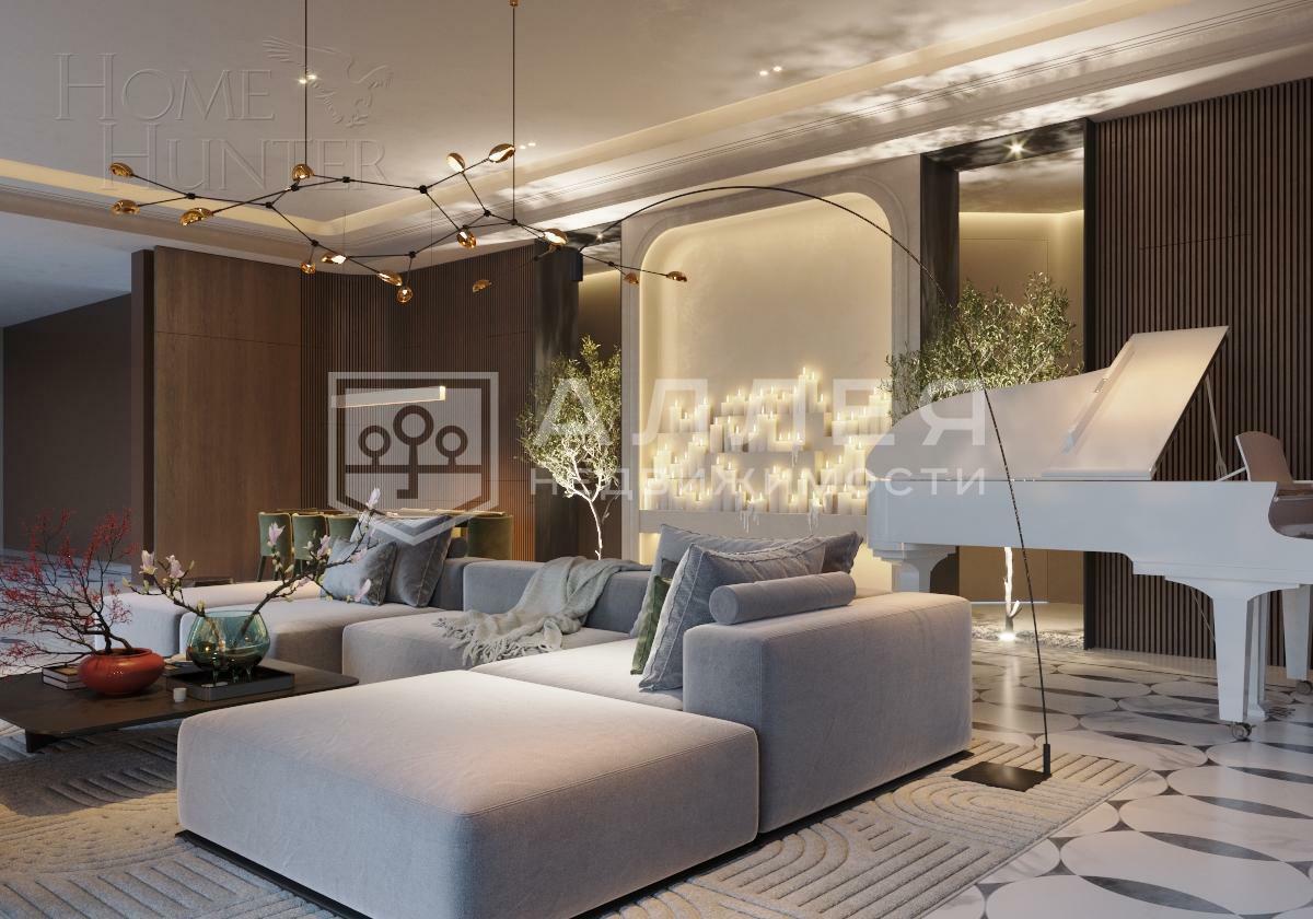 3-этажный коттедж 1 451 м² без отделки