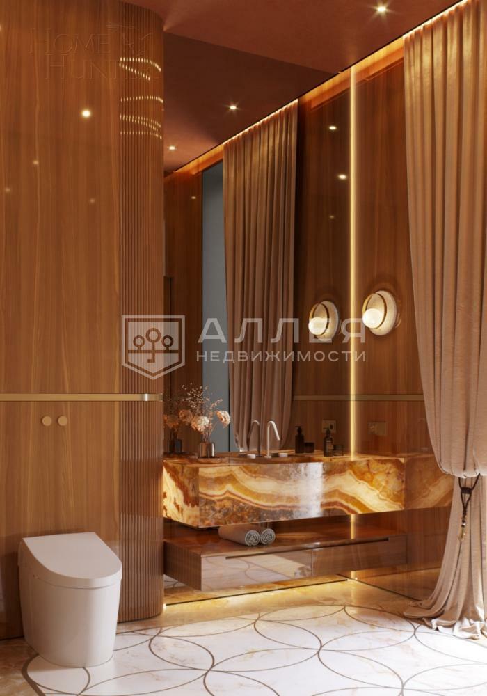 3-этажный коттедж 1 451 м² без отделки