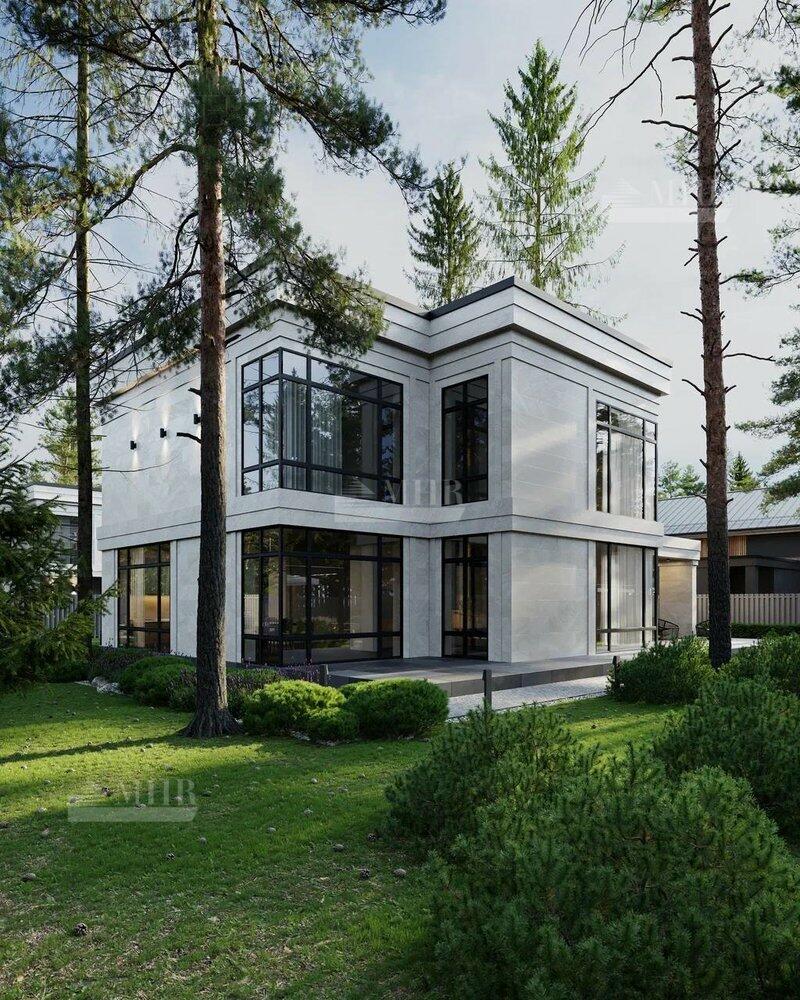 2-этажный коттедж 520 м² без отделки