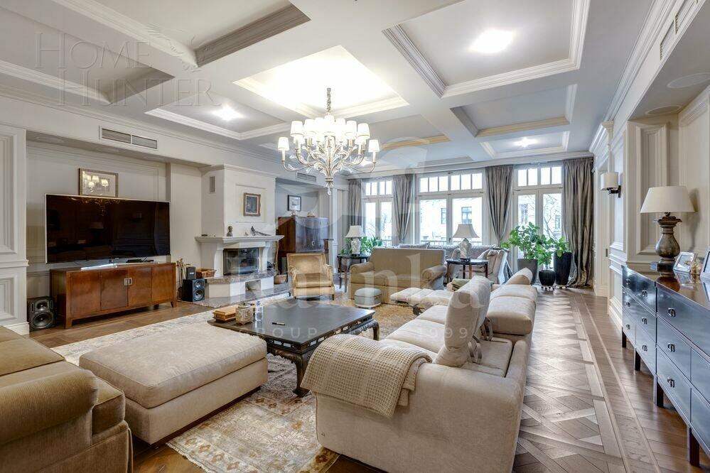 8-КОМН. КВАРТИРА С ОТДЕЛКОЙ 443.4 М² НА 1 ЭТАЖЕ