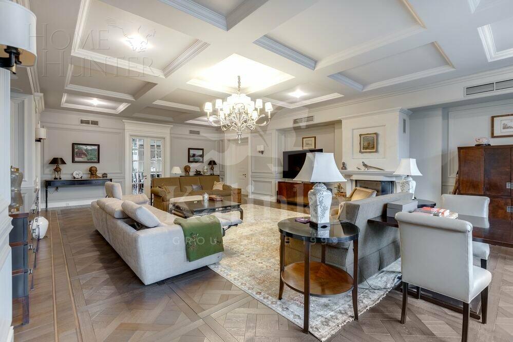 8-КОМН. КВАРТИРА С ОТДЕЛКОЙ 443.4 М² НА 1 ЭТАЖЕ