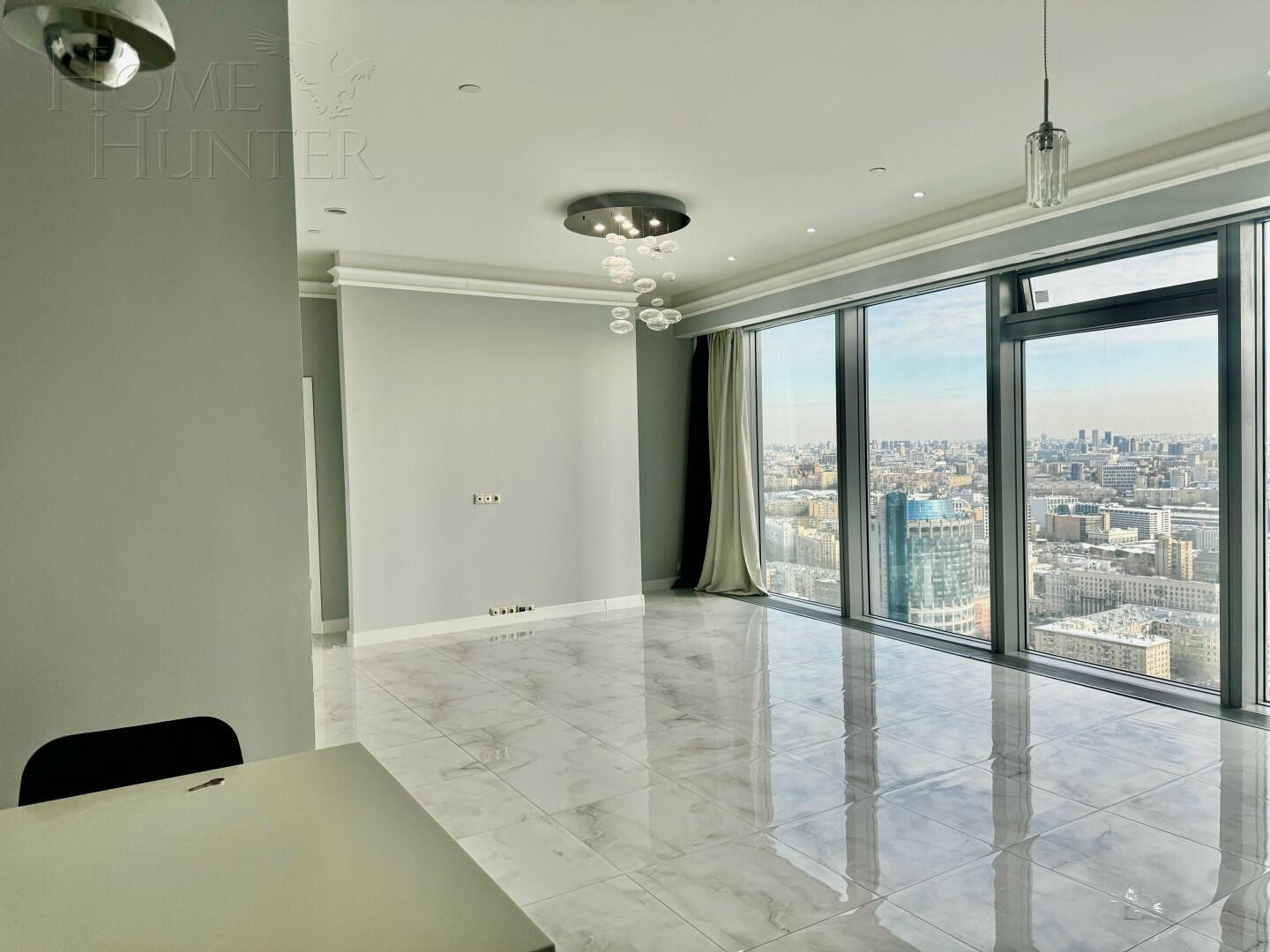 2-КОМН. АПАРТАМЕНТЫ С ОТДЕЛКОЙ 107 М² НА 35 ЭТАЖЕ