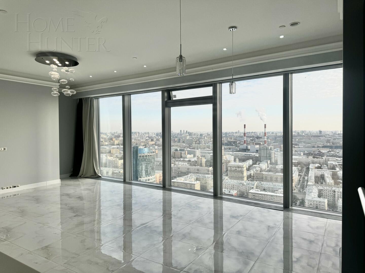 2-КОМН. АПАРТАМЕНТЫ С ОТДЕЛКОЙ 107 М² НА 35 ЭТАЖЕ