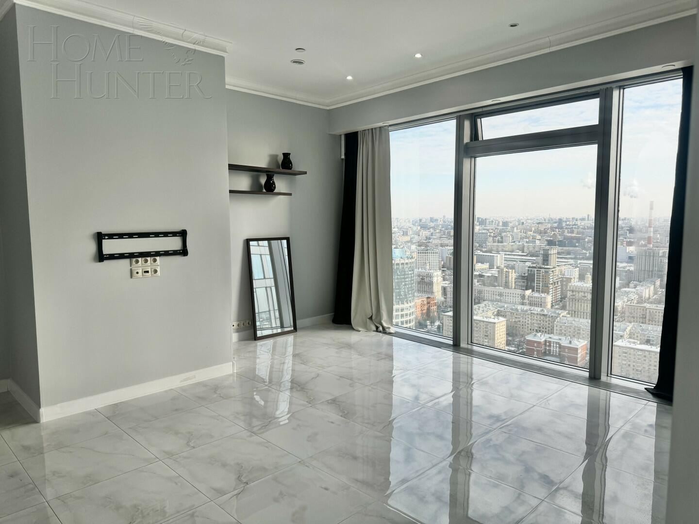 2-КОМН. АПАРТАМЕНТЫ С ОТДЕЛКОЙ 107 М² НА 35 ЭТАЖЕ