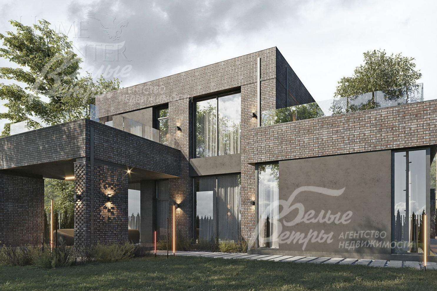 2-этажный коттедж 335 м² с отделкой