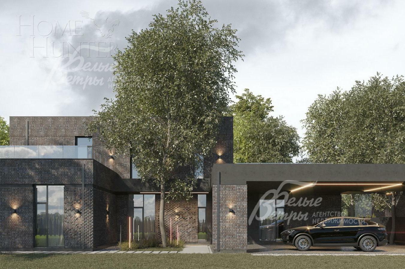 2-этажный коттедж 335 м² с отделкой