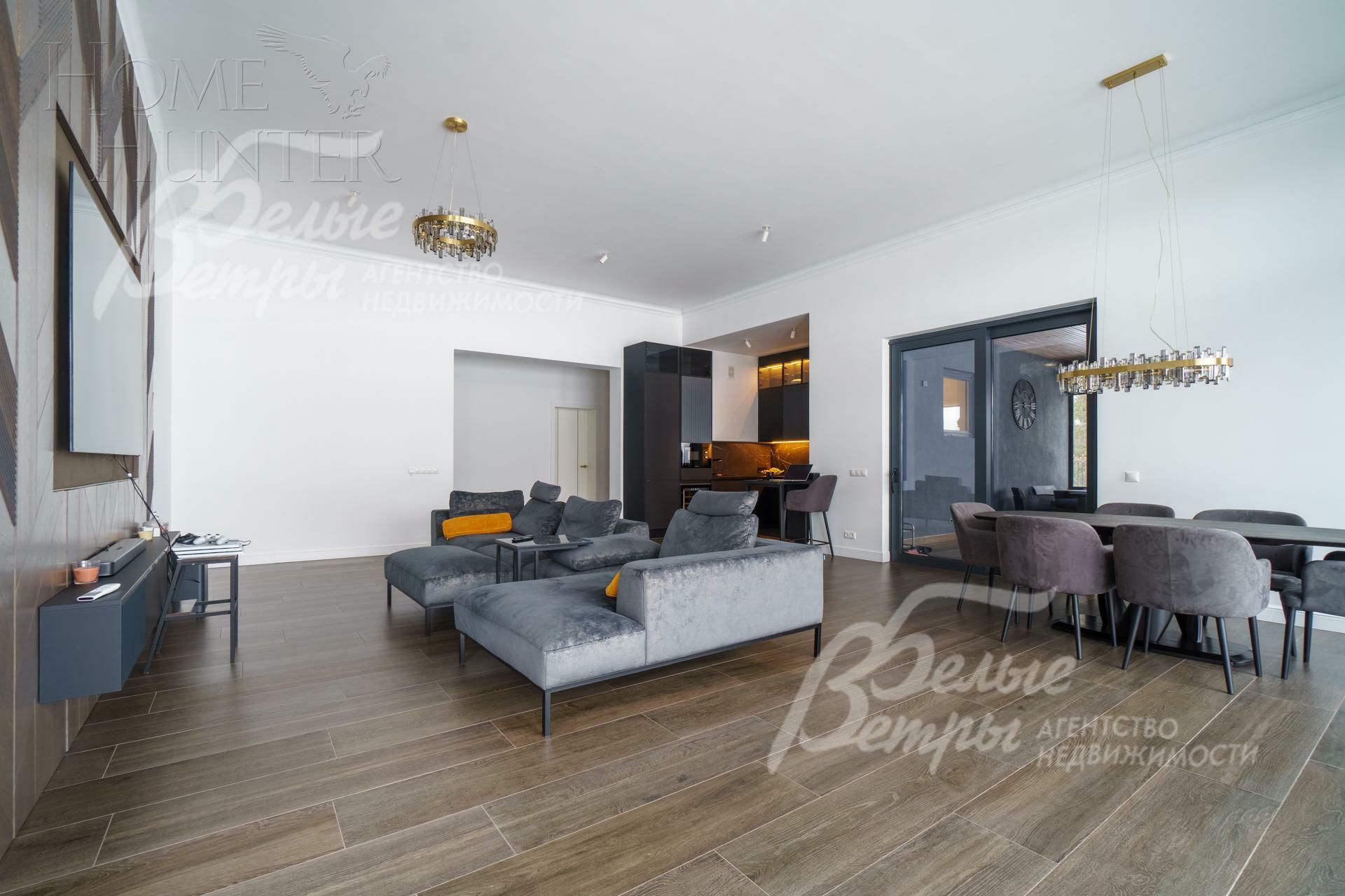 1-этажный коттедж 300 м² с отделкой