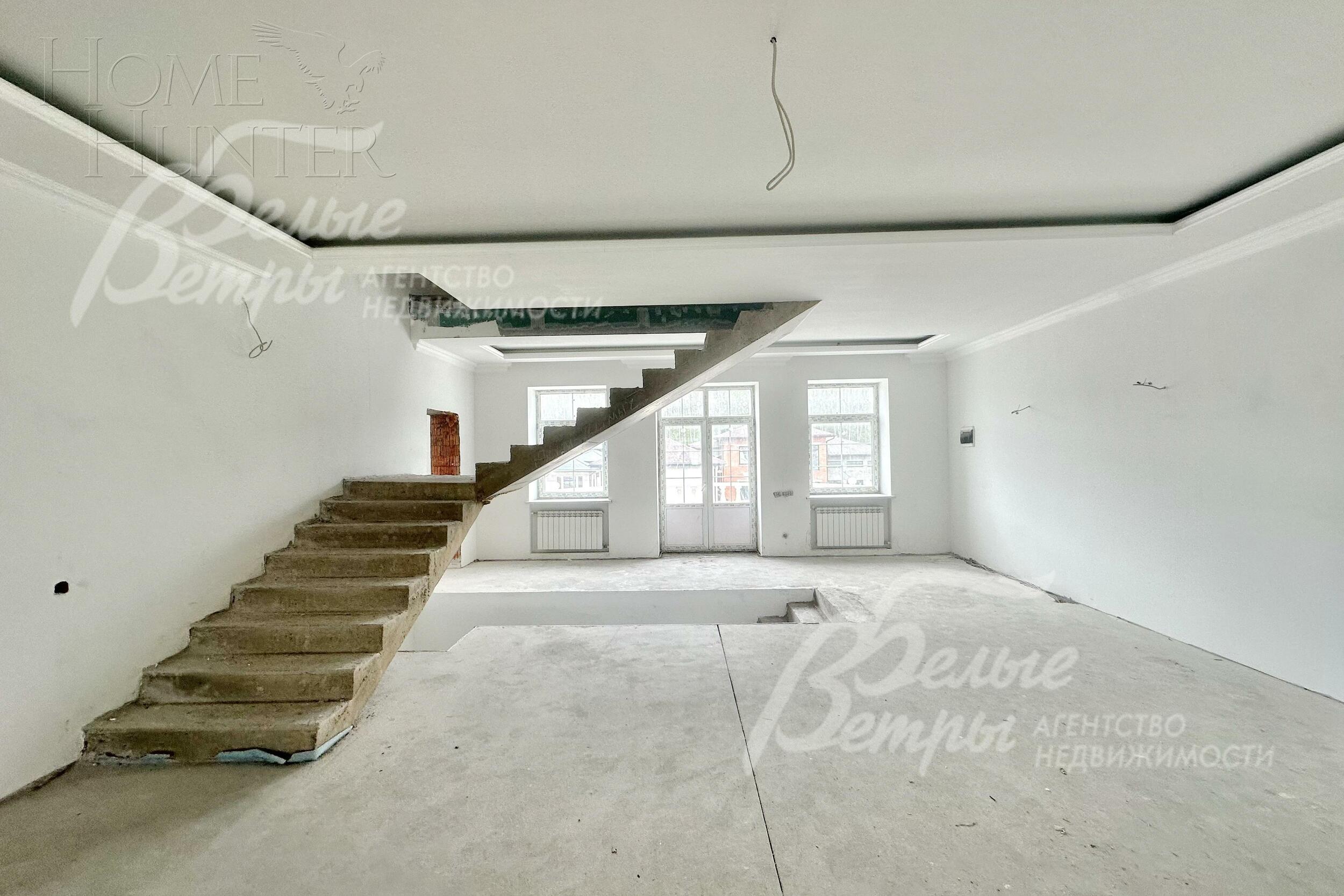 2-этажный коттедж 1 140 м² без отделки