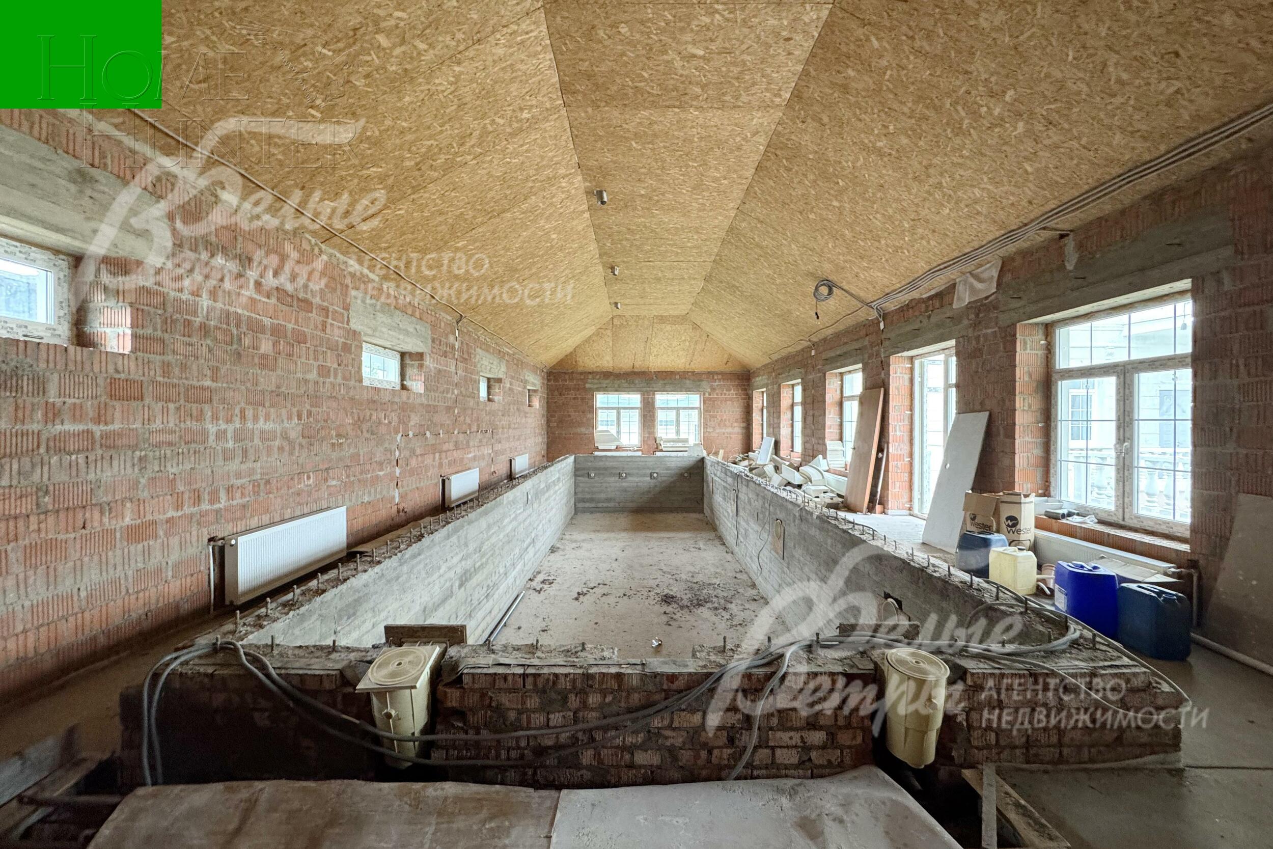 2-этажный коттедж 1 140 м² без отделки