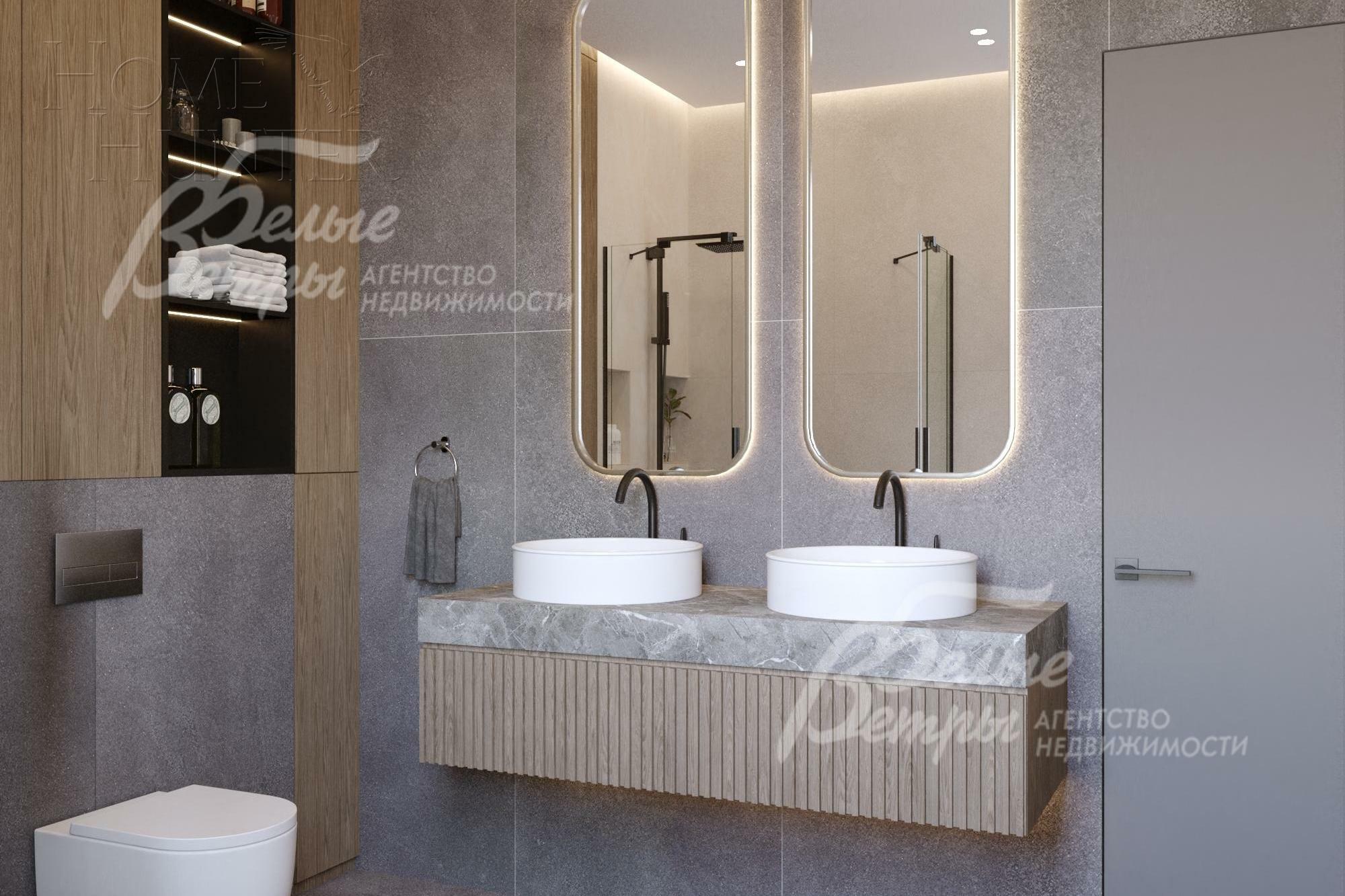 2-этажный коттедж 250 м² с отделкой