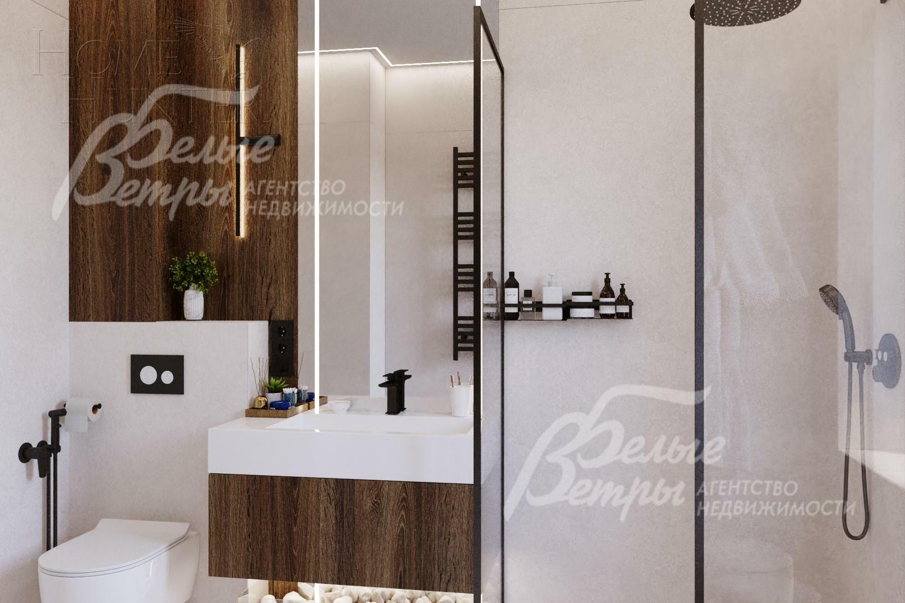 2-этажный коттедж 250 м² с отделкой