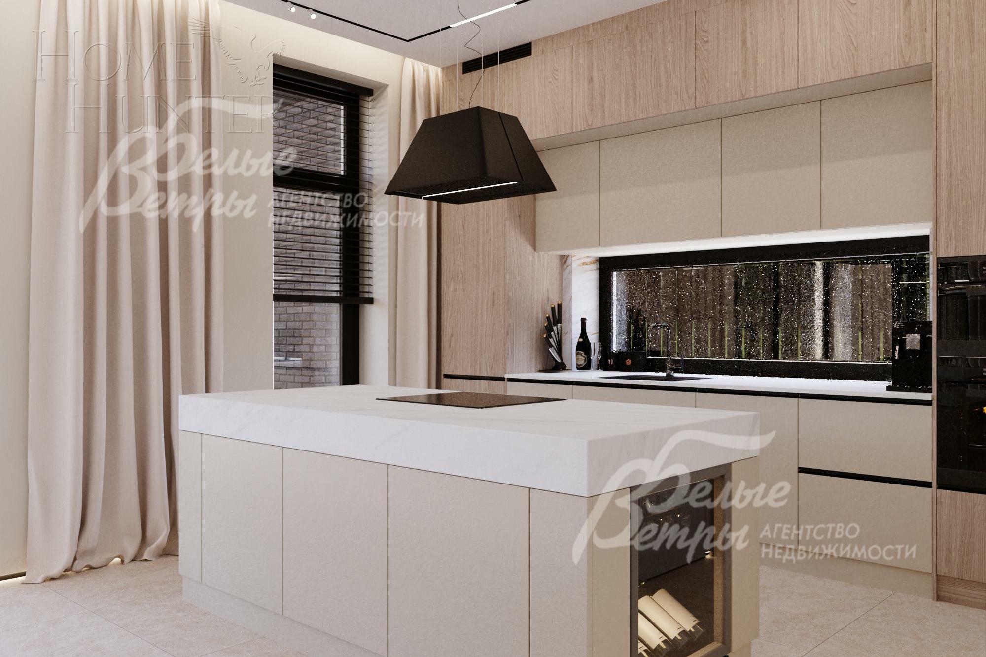 2-этажный коттедж 250 м² с отделкой