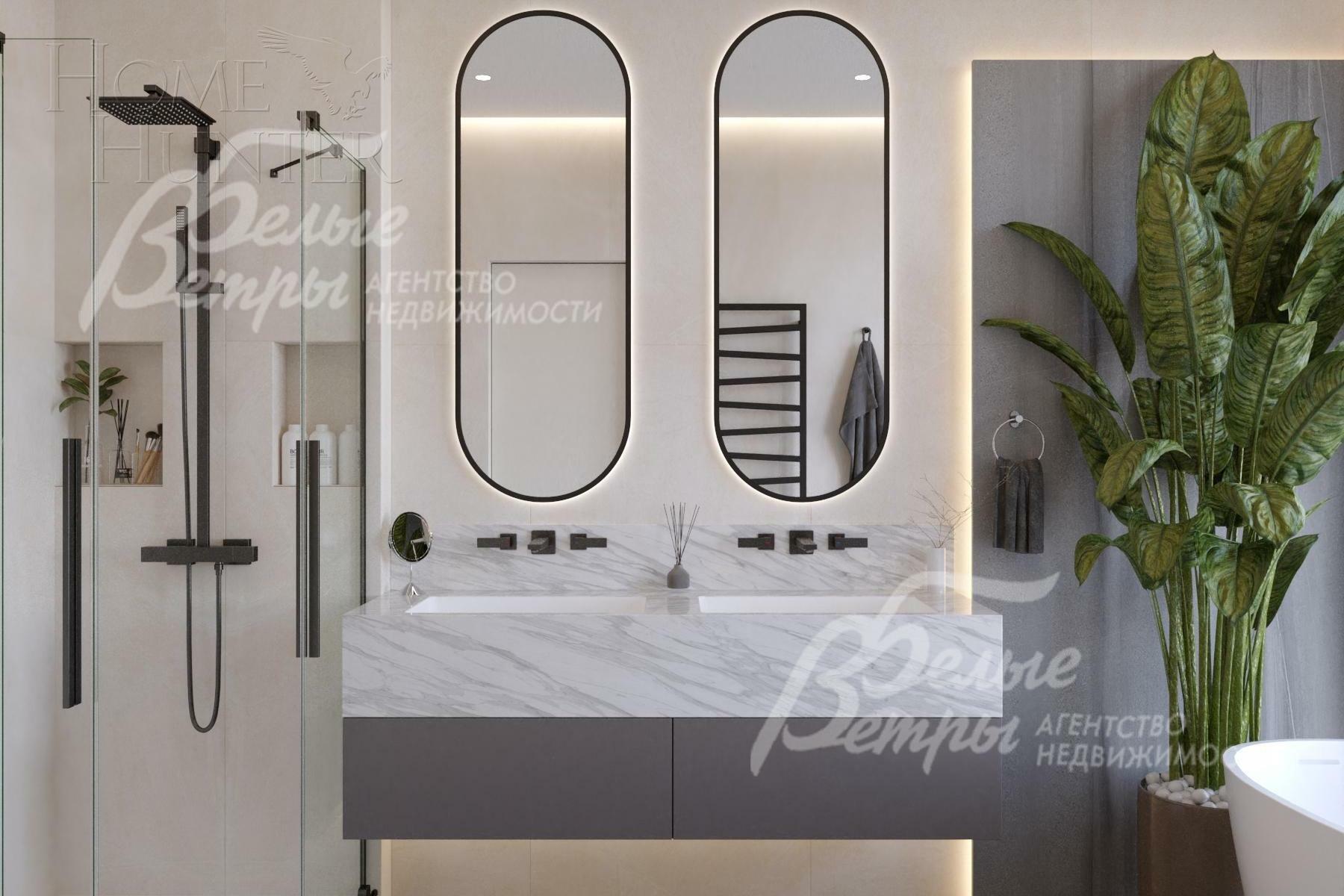 2-этажный коттедж 250 м² с отделкой