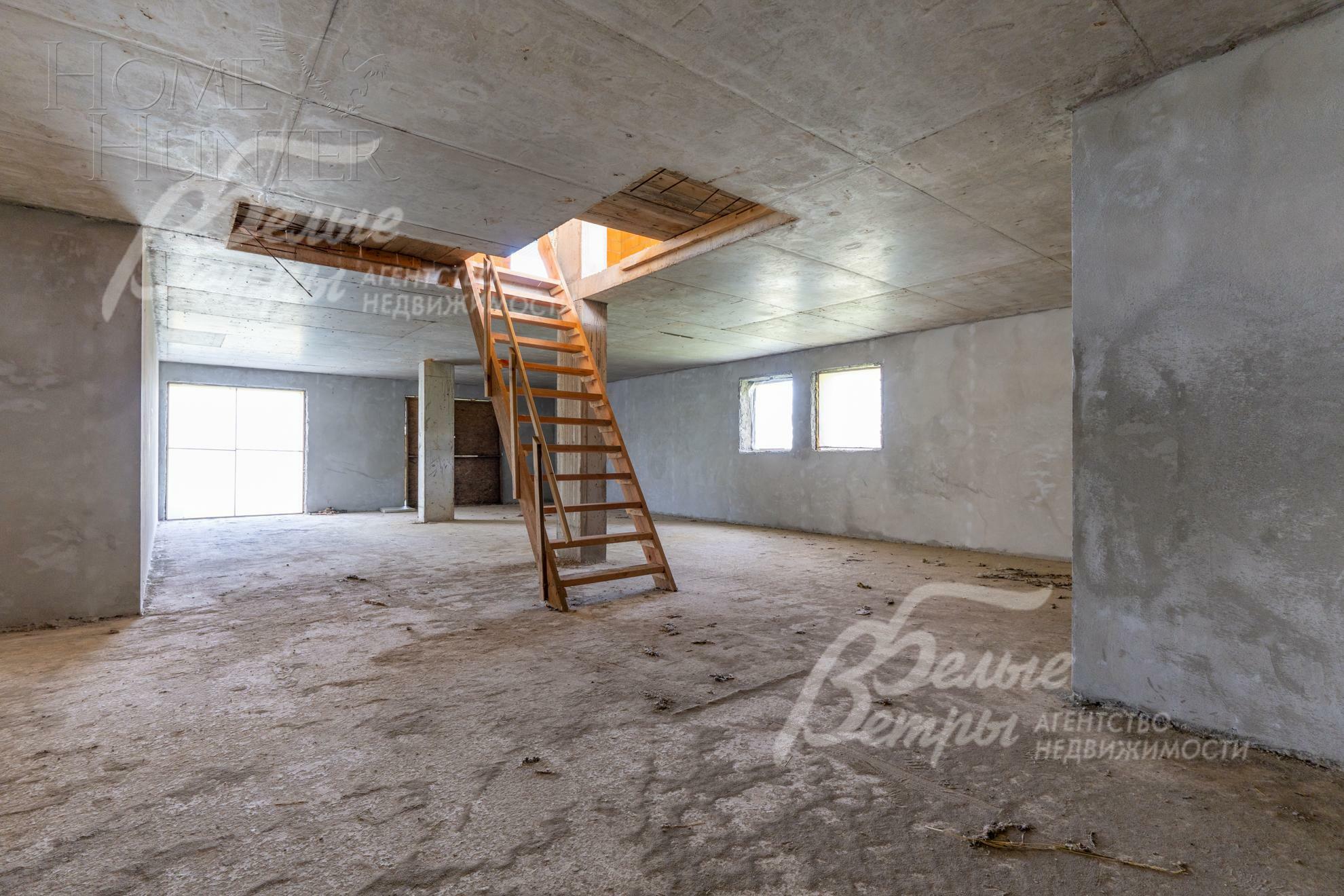 2-этажный коттедж 495 м² без отделки