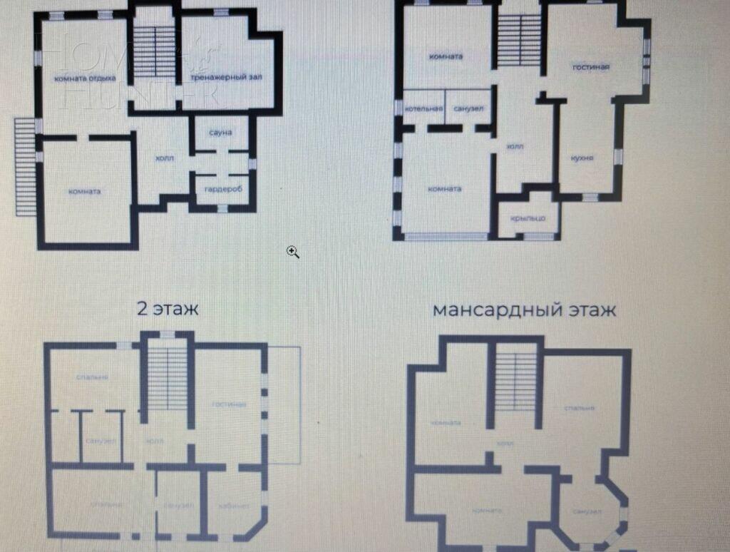 2-этажный коттедж 500 м² с отделкой