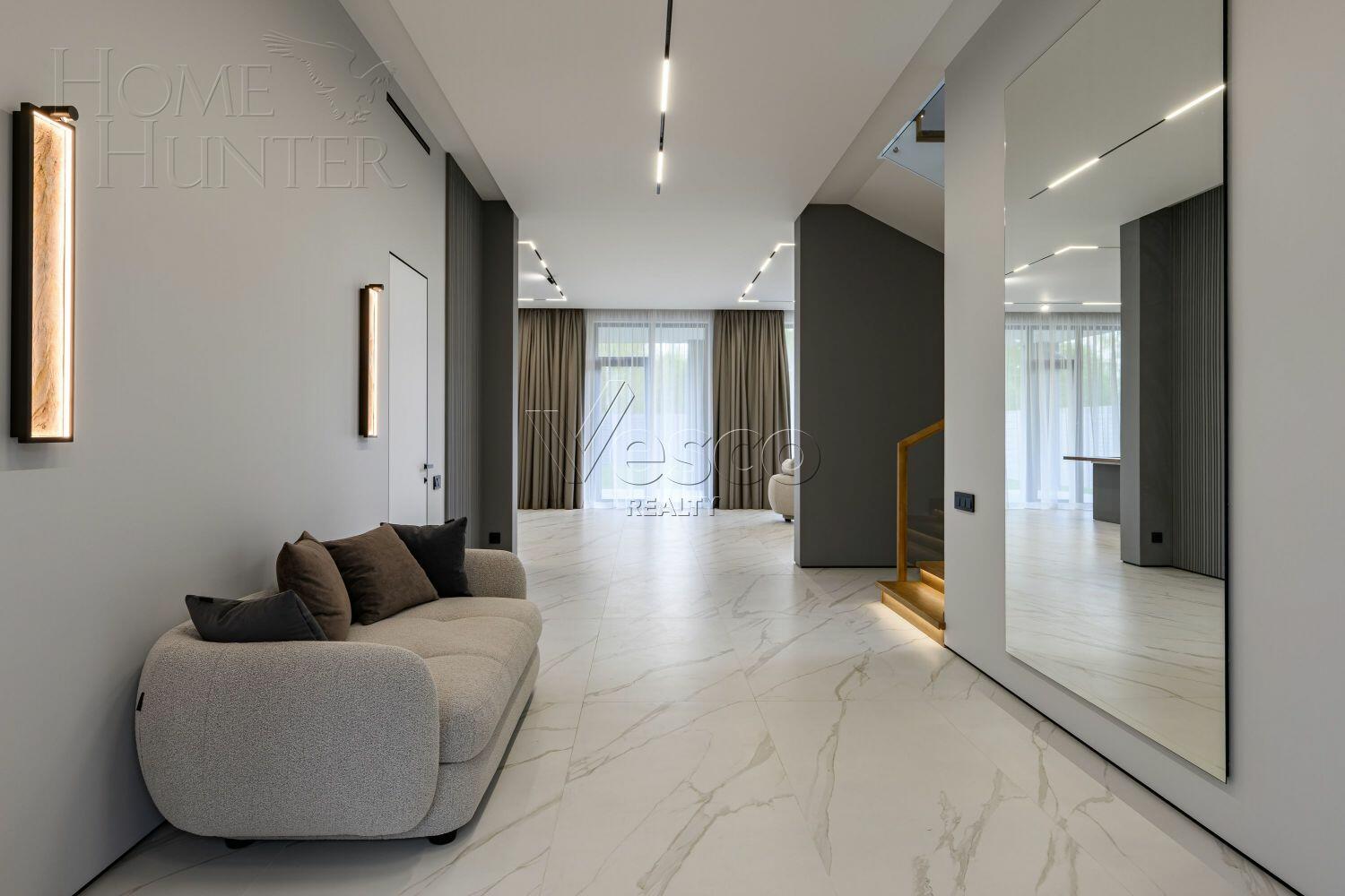 2-этажный коттедж 604 м² с отделкой