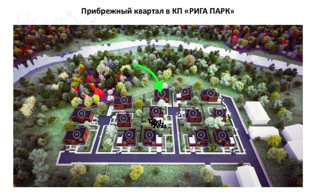 2-этажный коттедж 327 м² без отделки