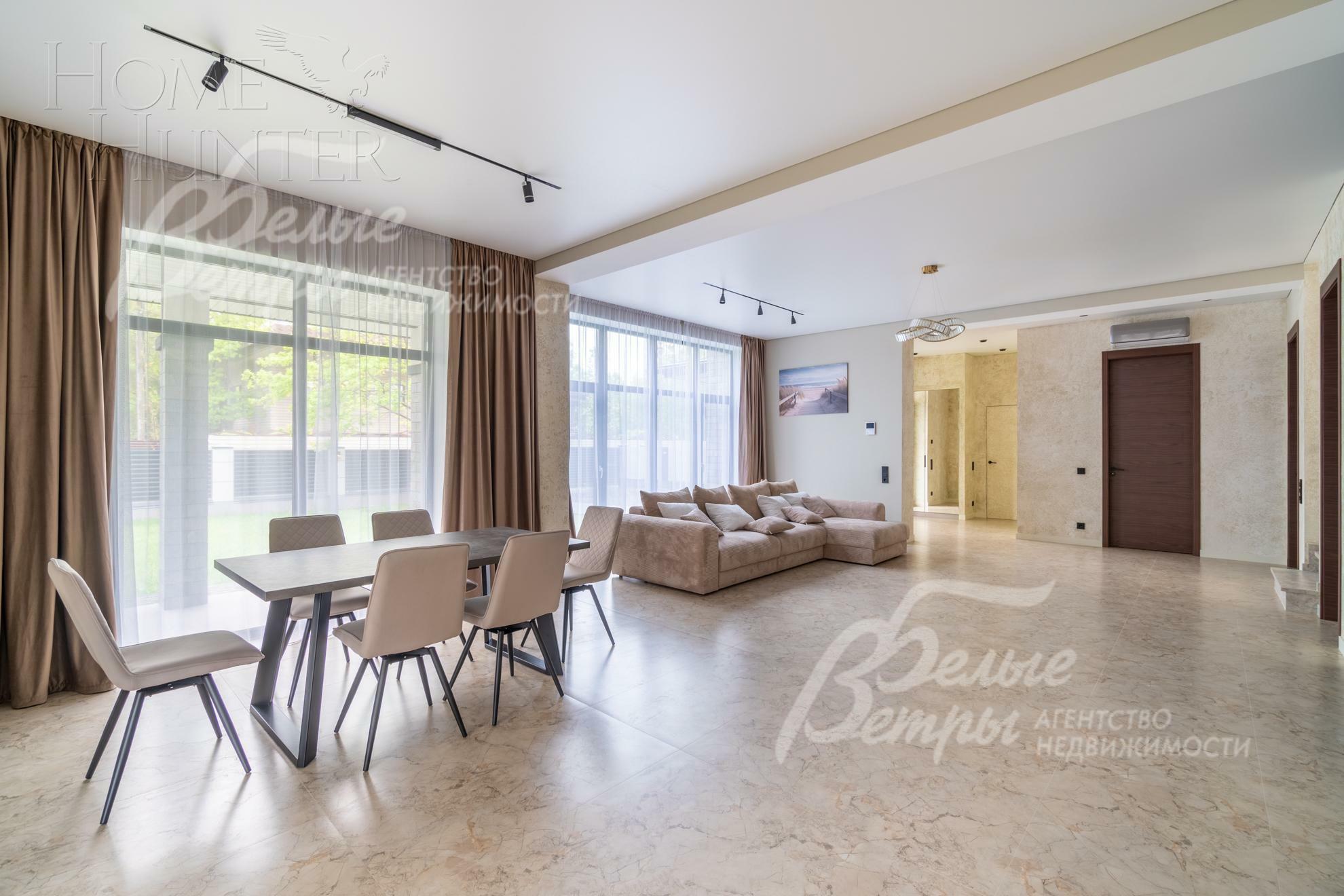 2-этажный коттедж 305 м² с отделкой