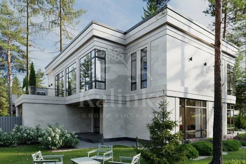 2-этажный коттедж 616 м² без отделки