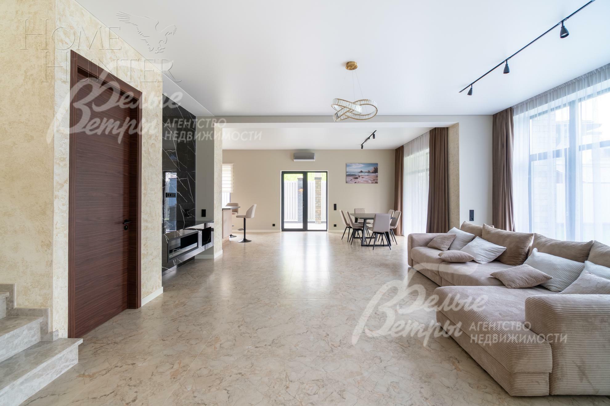 2-этажный коттедж 305 м² с отделкой