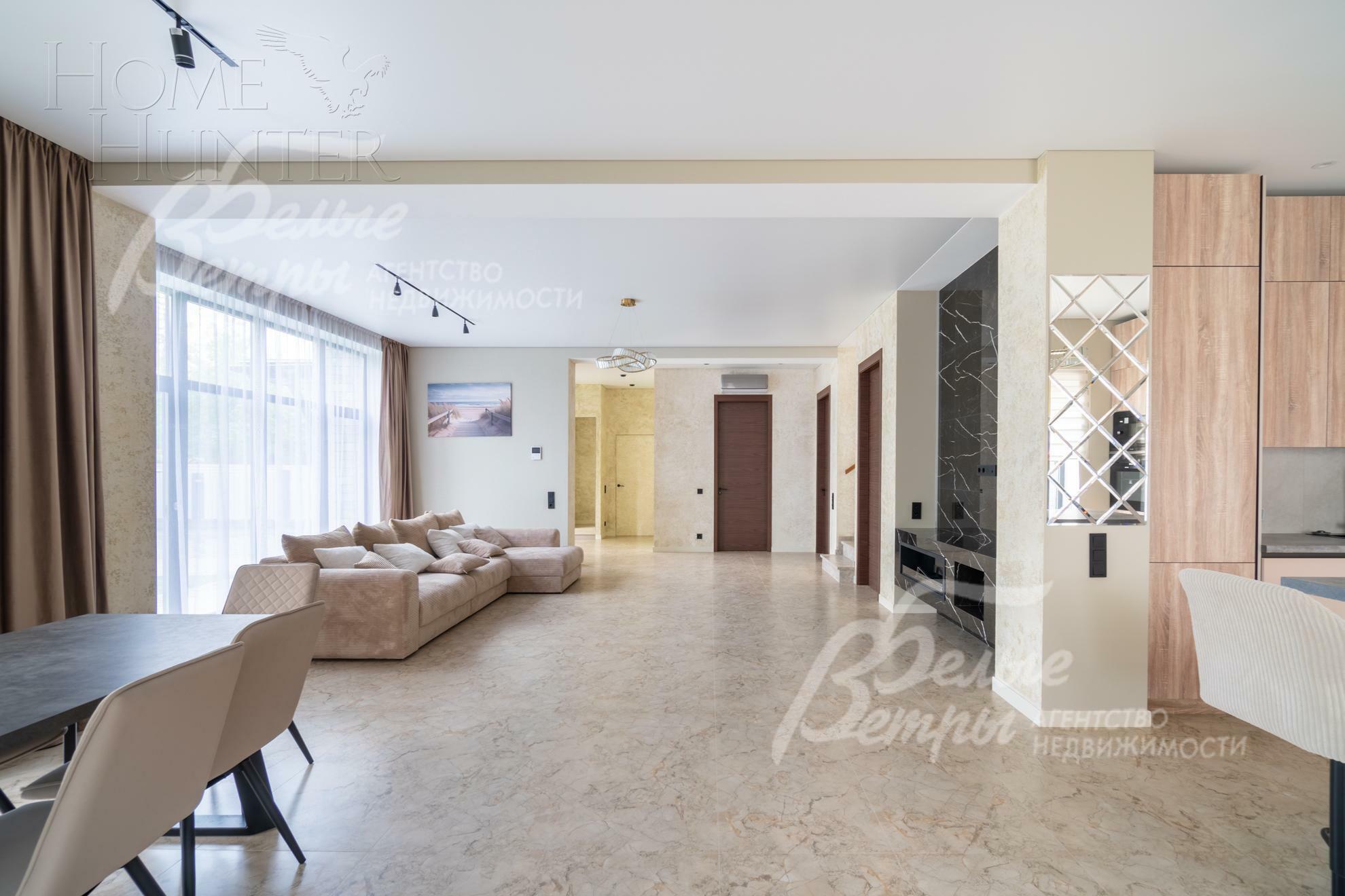 2-этажный коттедж 305 м² с отделкой