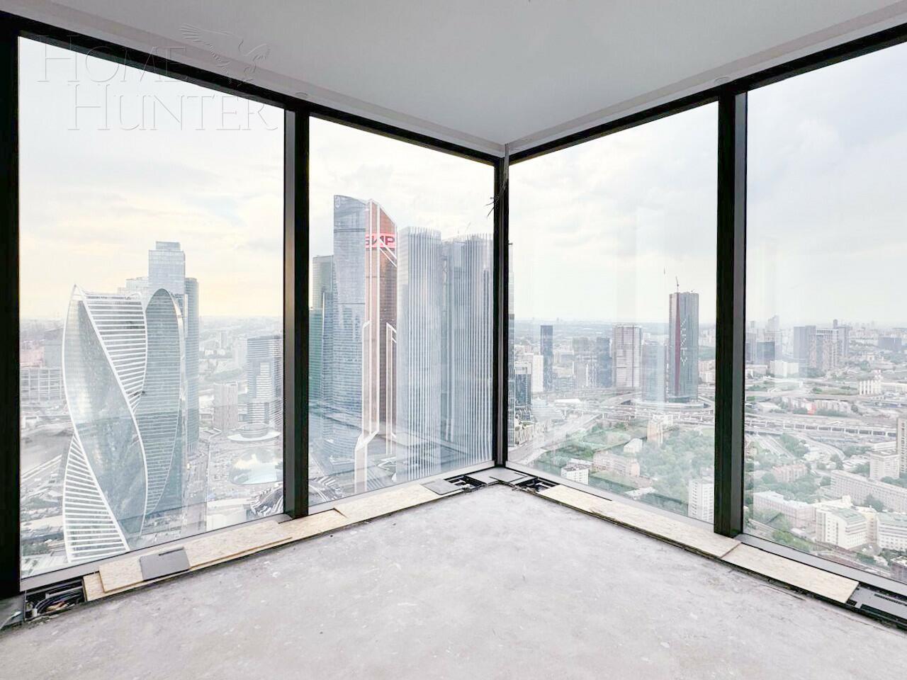 2-КОМН. АПАРТАМЕНТЫ БЕЗ ОТДЕЛКИ 68 М² НА 55 ЭТАЖЕ