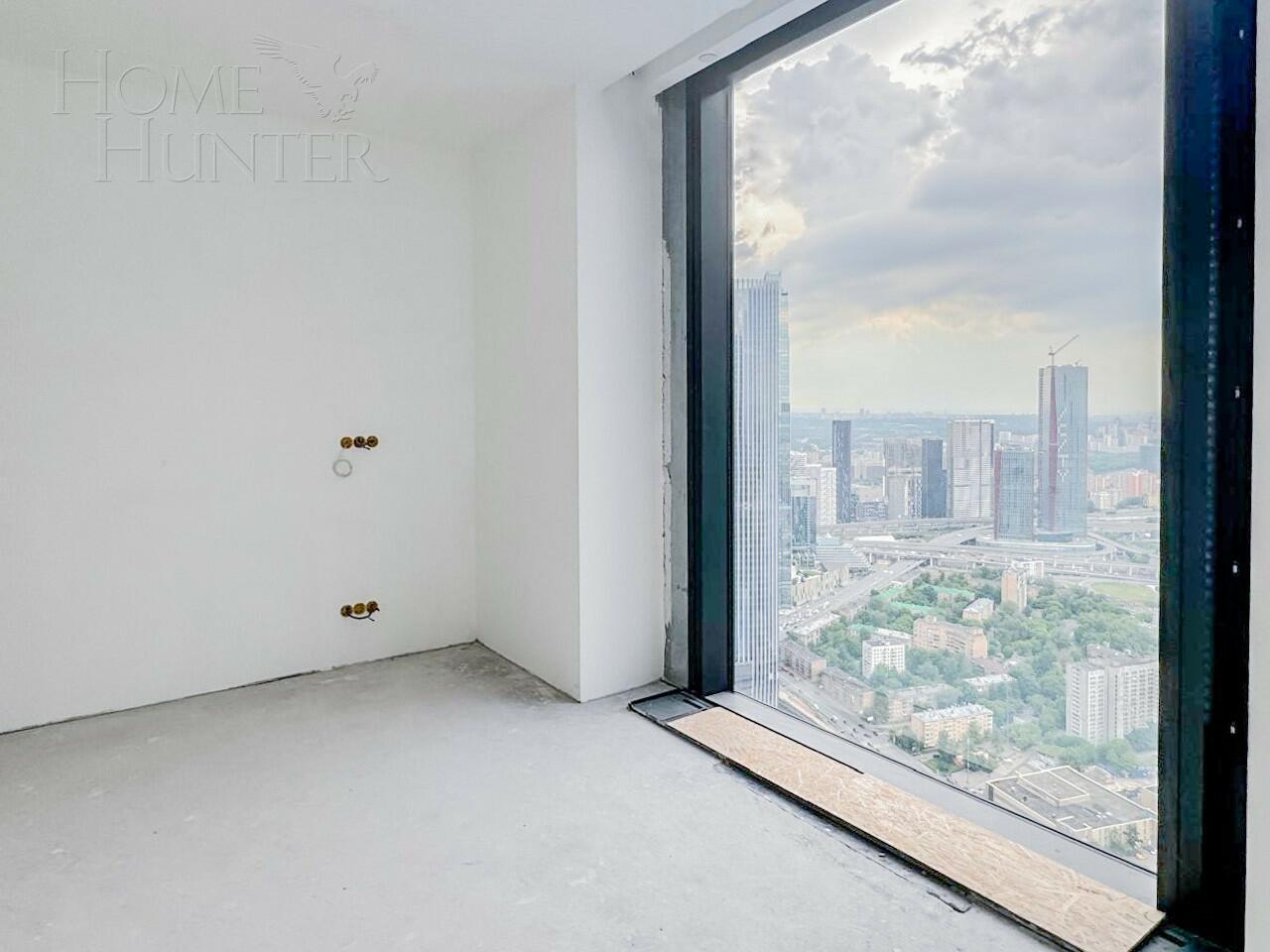 2-КОМН. АПАРТАМЕНТЫ БЕЗ ОТДЕЛКИ 68 М² НА 55 ЭТАЖЕ