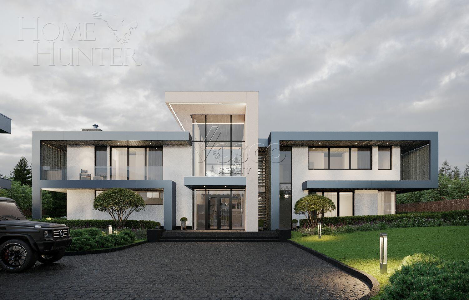 2-этажный коттедж 1 325 м² без отделки